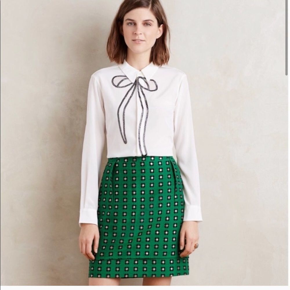 HD in Paris Garden Glimmer Skirt Sz4